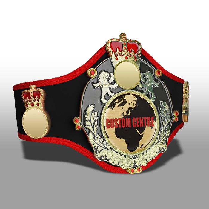 QUEENSBURY PRO LEATHER CUSTOM CHAMPIONSHIP BELT QUEEN/B/G/CUSTOM - AVAILABLE IN 10+ COLOURS